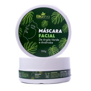 Máscara facial de Argila Verde e Andiroba