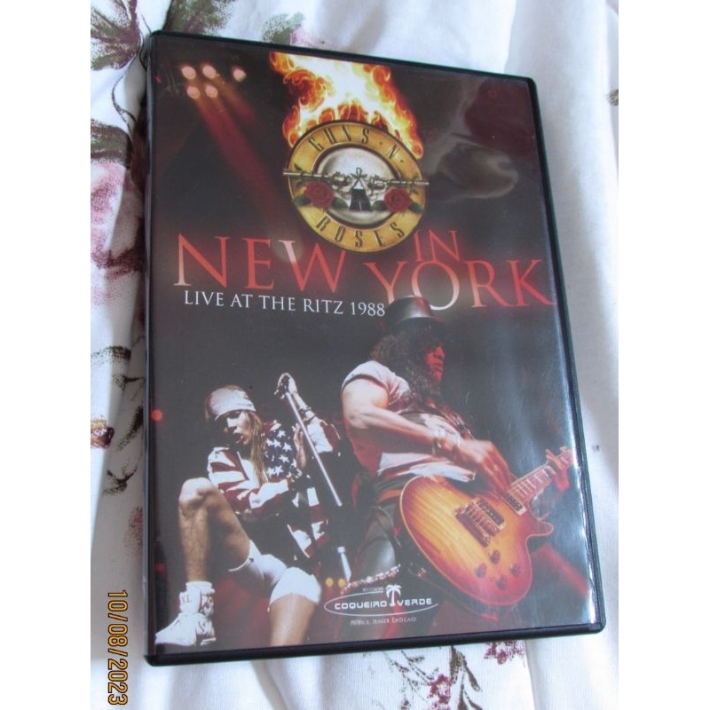 Guns n Roses in new york live at the ritz 1988 dvd usado