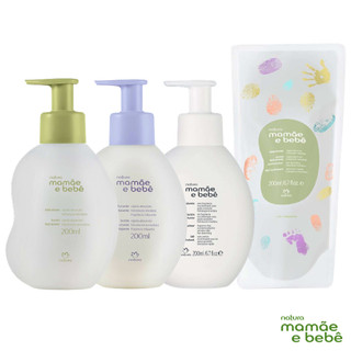 Hidratante Mamãe e Bebê Natura: Clássico, Relaxante, Laranjeira ou Sem Fragrância - 200ml (Regular ou Refil)