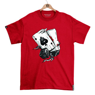 Camiseta Masculina Baralho MAFIACLUB 100% Algodão Fio 30.1 Penteado Manga Curta