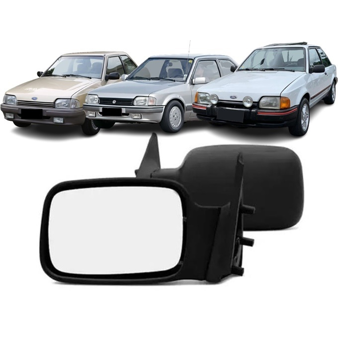 Retrovisor Espelho Escort Apollo Verona 1987 Até 1994 Fixo Sem Controle