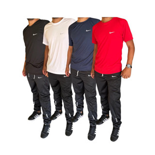 Calça + Camiseta Para Treinos e Malhação Dry Fit Novas Cores - Promoção Por Tempo Limitado