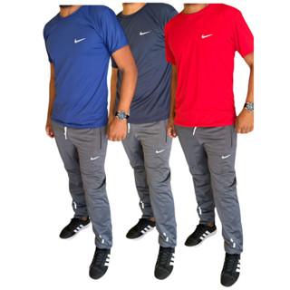 Calça e Camiseta ideal Para Treinos e Academia DriFit Diversas Cores Promoção