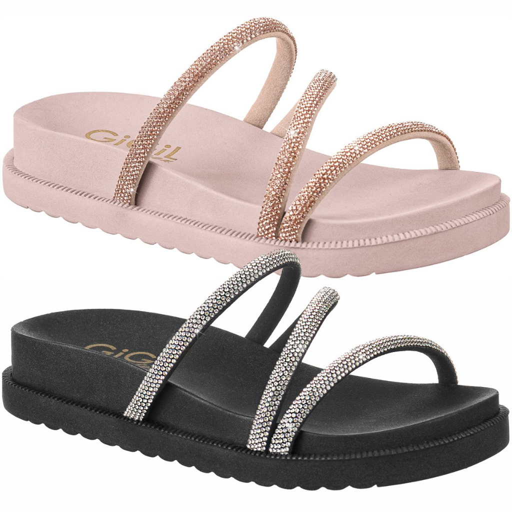 Birken Papete Sandália Feminina Infantil Chinelo Flatform Strass Brilho Confortável Moda Promoção em Oferta na Shopee