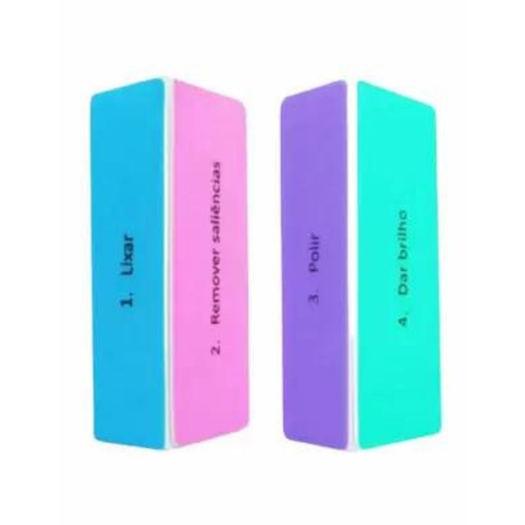 Lixa Bloco Polidor de Unha 4 Faces Ricca 959 em Oferta na Shopee
