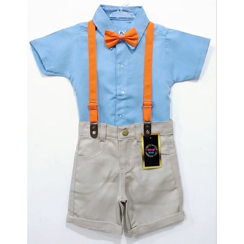 BLIPPI ROUPA TEMÁTICA CONJUNTO INFANTIL SOCIAL MENINO em Oferta na Shopee