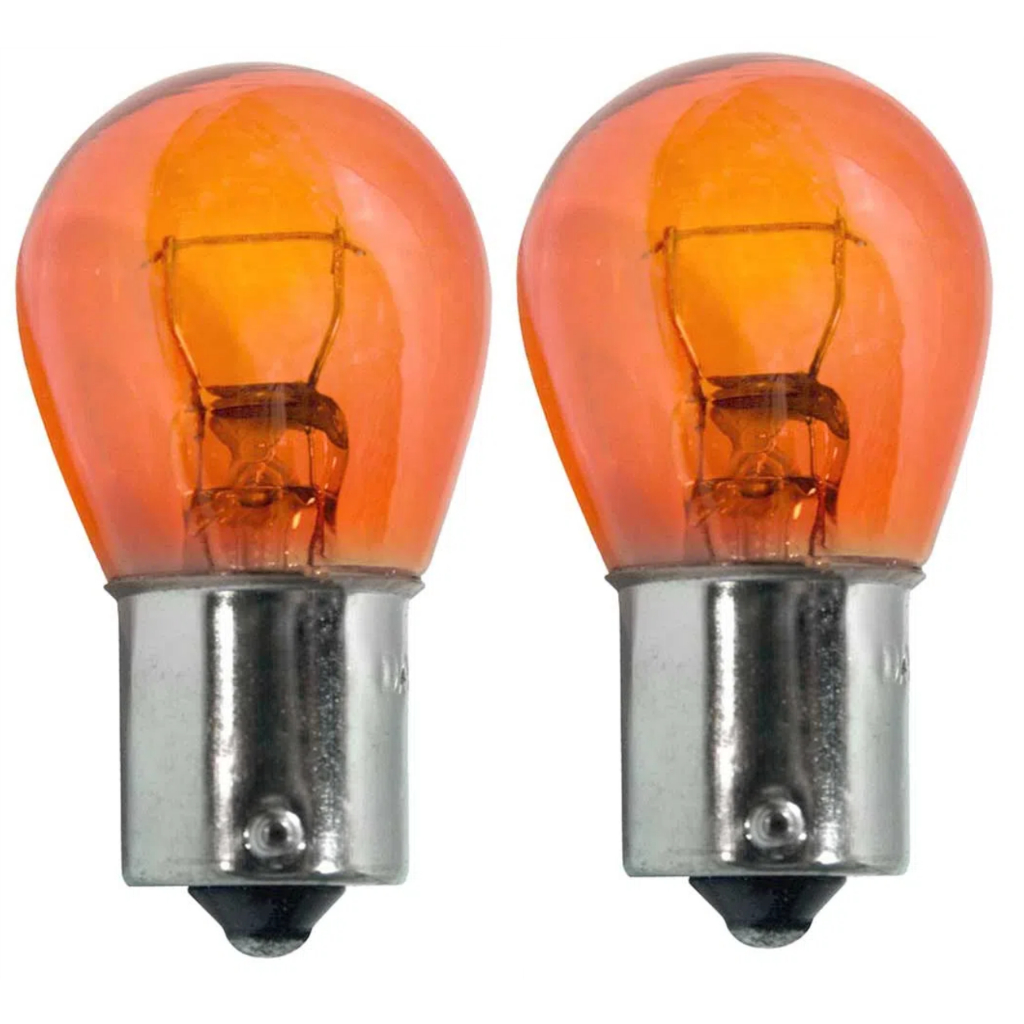 Par De Lampadas 1 Polo Ambar/Cristal Seta Pisca Freio Ré Lanterna Traseira