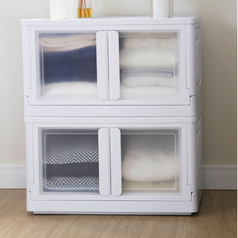 Conjunto 02 Unidades Organizador Dobrável  Guarda Roupa Armario