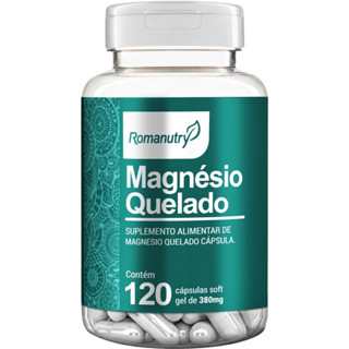 MAGNÉSIO QUELADO 120 CAPS ROMANUTRY