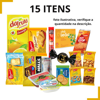 Kit 15 itens para montar cestas pequenas para presentear em aniversários/data especial/natal