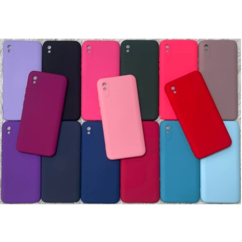 Capa Capinha Para- Redmi 9A/9i - Redmi Silicone Aveludado