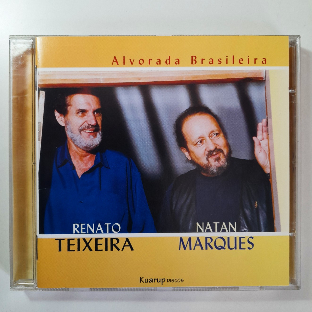 Cd Renato Teixeira e Natan Marques, Alvorada Brasileira. Seminovo, mídia intacta, como nova.