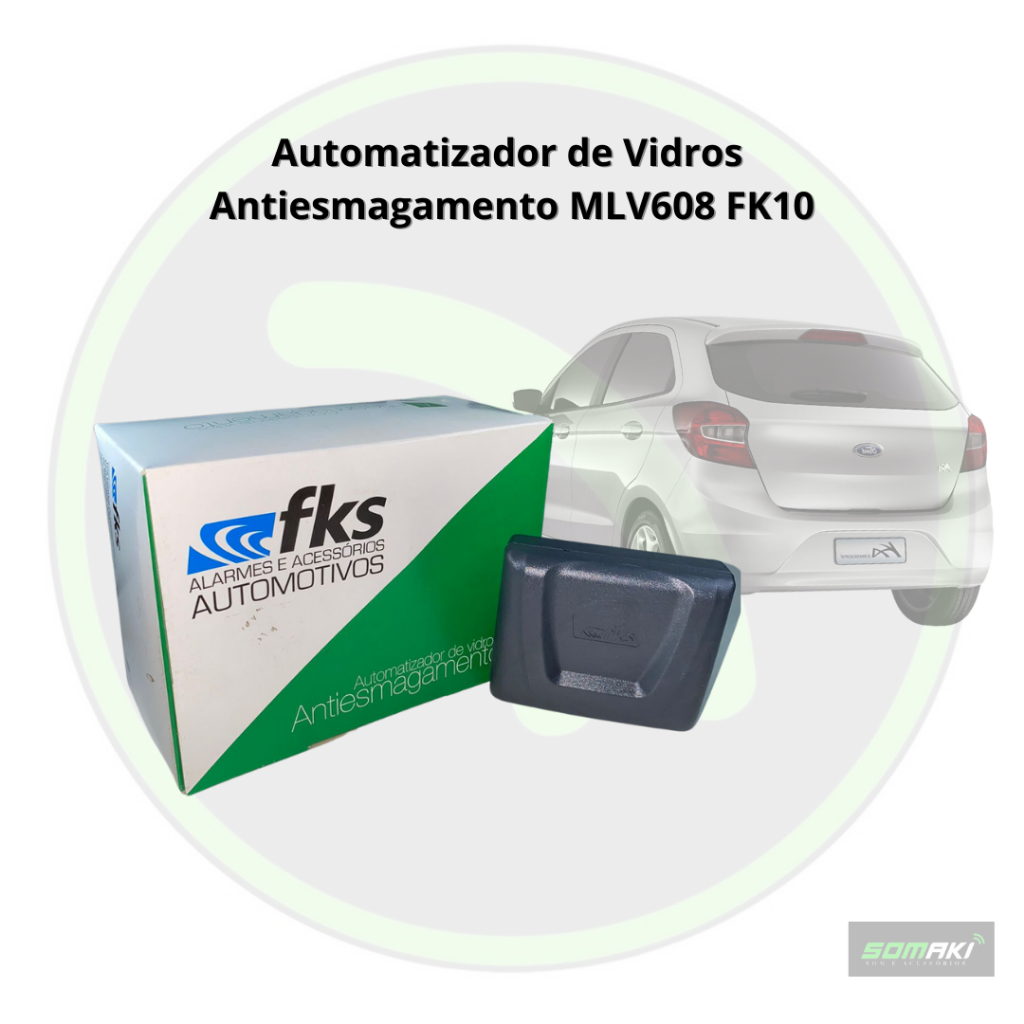 Módulo Vidro Elétrico FKS MLV608 FK10 Antiesmagamento