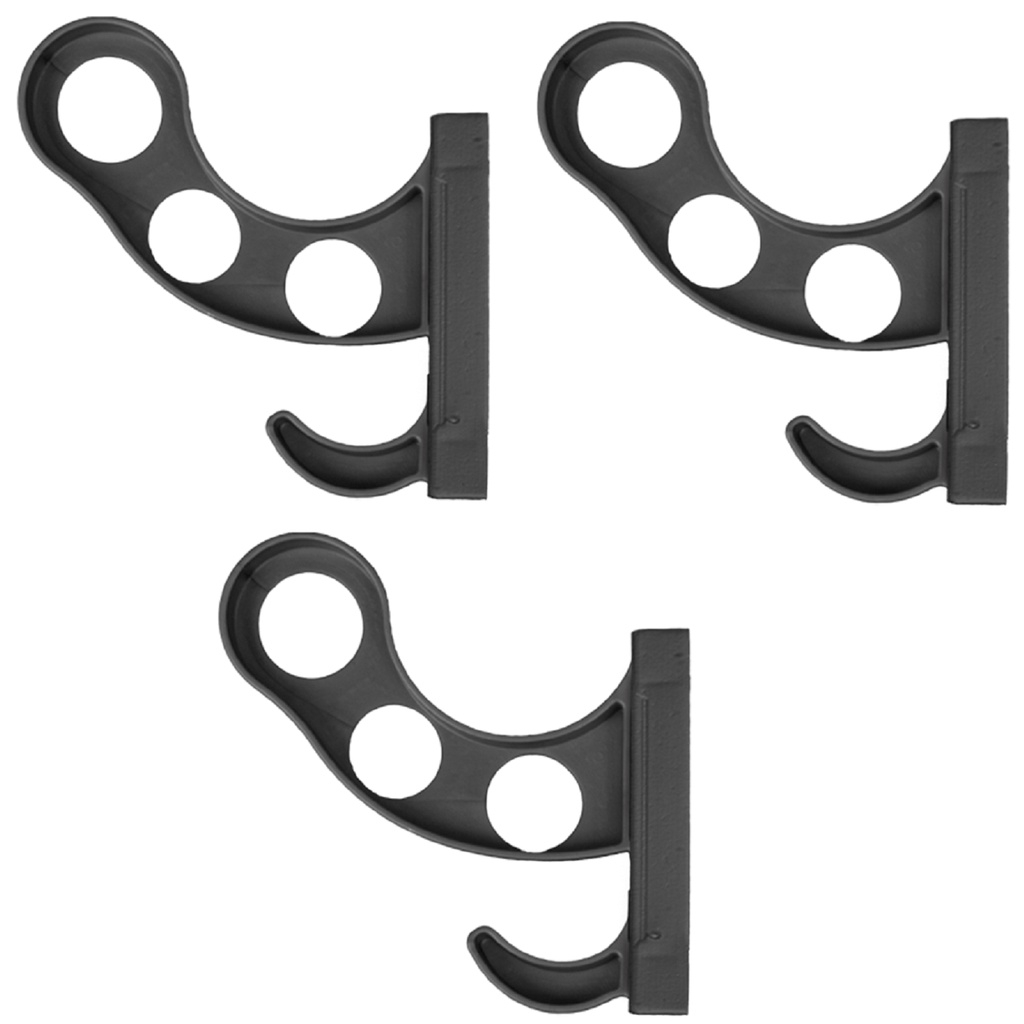 Kit 03 Suporte Para Pendurar Capacete De Moto Na Parede Reforçado