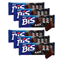 Kit 6 Chocolates Bis Black - Lacta