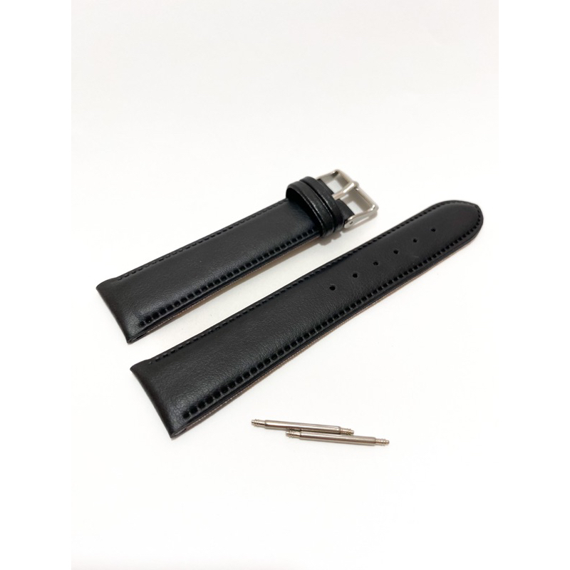 Pulseira para Relógio Couro Preta 20mm+Pinos em Oferta na Shopee