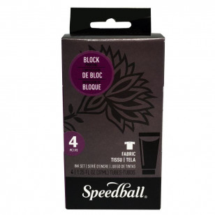 Conjunto para Xilogravura em Tecido Speedball C/04 Cores