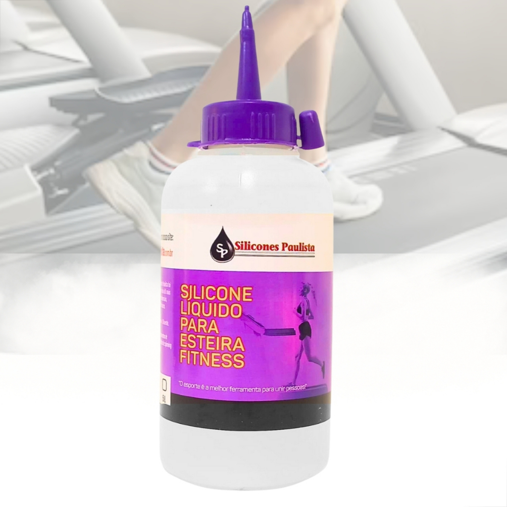 Lubrificante Para Esteira De Academia Silicone Líquido Academia Fitness Profissional Residencial Lubrificar Alta Performance Bico Dosador Equipamentos de Musculação, cabos roldanas bicicletas de spinning