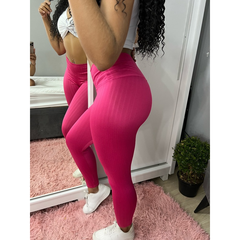 Calça Legging 3d  fitness levanta bumbum modeladora  poliamida ideal para Academia pilates e ginastica
