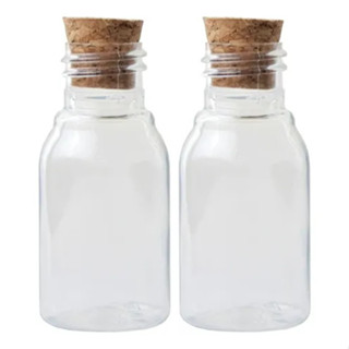 30 - Mini Garrafinhas De Plastico 30ml Com Tampas De Rolha