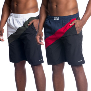 Kit 2 Bermuda Short Masculino Tactel Elastano Refletivo