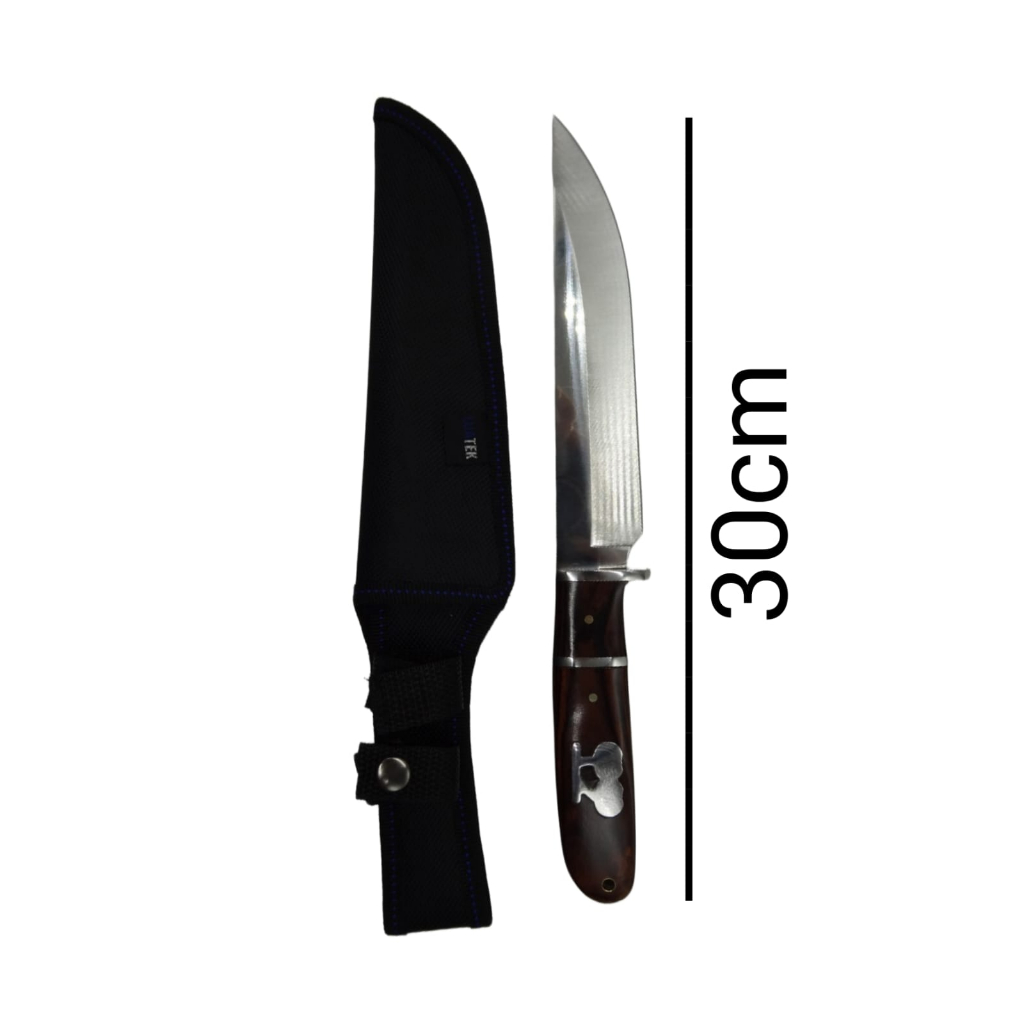 Faca luatek SLK A113 lamina aço inox cabo em aço e bainha faca com bainha faca de aço com bainha facas para cozinhas cozinhar facas para cortar carne churrasco facas medias itens de cozinha materiais de cozinha kit sobrevivencia camping bainha faca