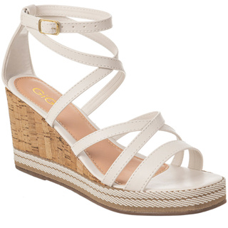 Sandalia Anabela Feminina Salto Alto Casual Espadrille Tricê Macia Moda Original Promoção Gigil em Oferta na Shopee