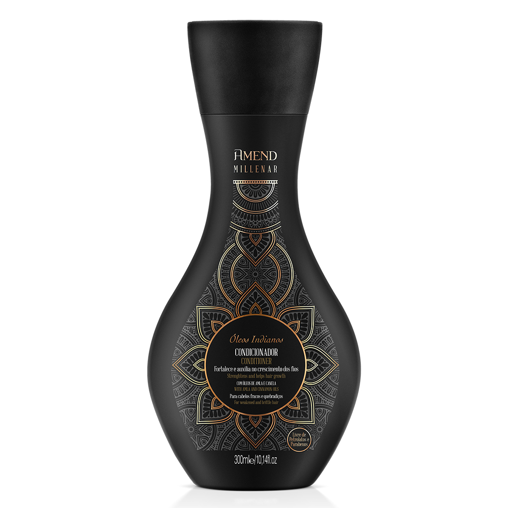 AMEND CONDICIONADOR MILLENAR ÓLEOS INDIANOS 300ML em Oferta na Shopee