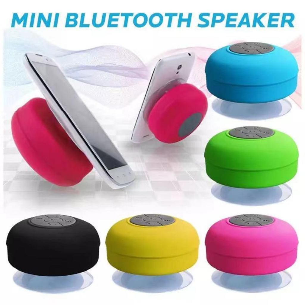 Mini Caixa de Som Prova D Agua para banho Caixinha Banheiro Bluetooth Android E Ios