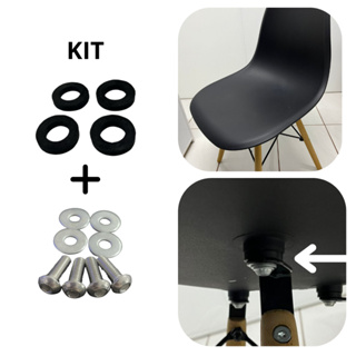 Arruela Bucha Para Cadeira Charles Eames Eiffel + parafusos em Oferta na Shopee