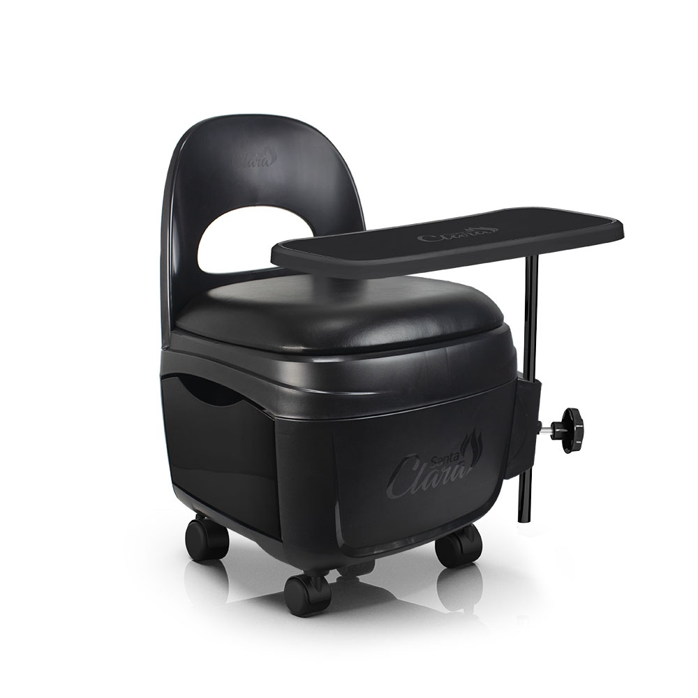 Cadeira Diva Cirandinha Para Manicure Diva Preta - Santa Clara em Oferta na Shopee