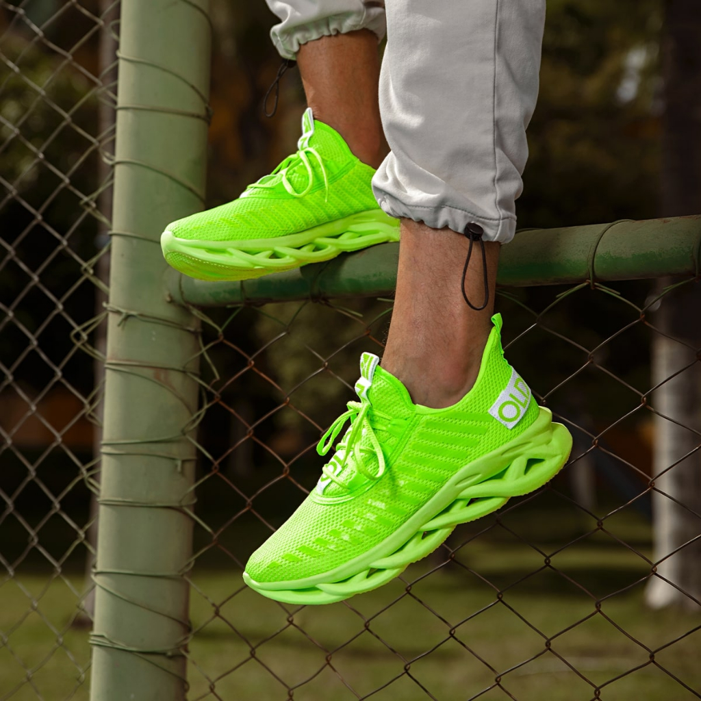 Tenis masculino feminino unissex Oldsen Jaguar de corrida academia caminhada treino fitness