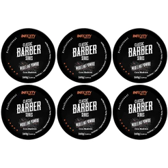Cera Modeladora Barber Madeira 160g INFINITY LOOKS HAIR - 6Un