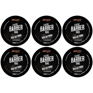 Cera Modeladora Barber Madeira 160g INFINITY LOOKS HAIR - 6Un em Oferta na Shopee