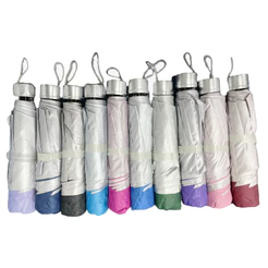 Sombrinha Guarda Chuva Manual Dupla Face Contra Vento Proteção UV com capa