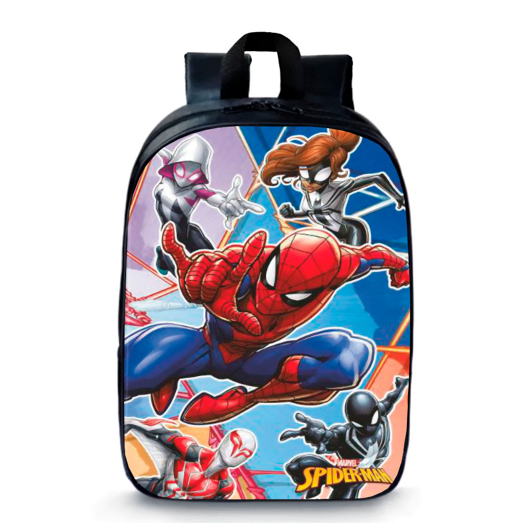 Mochila Pequena Pré-escolar Homem-Aranha Spider-Man Desenho Lançamento