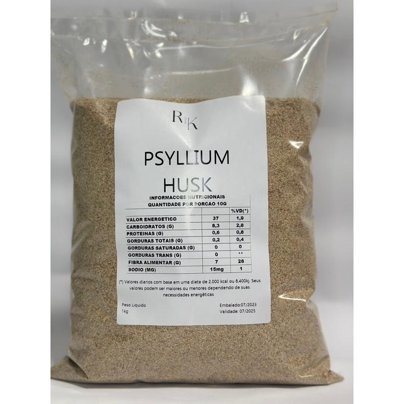 Psilium puro 1kg (PROMOÇÃO ) em Oferta na Shopee