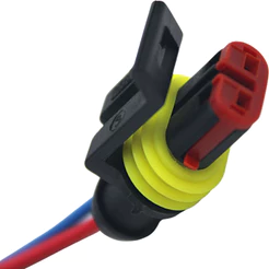 Chicote Conector 2 Vias Femea Multi Reparador ETE7731 - Rainha das Sete | Piqueri Autopeças
