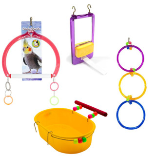 4 Brinquedos Para Calopsitas Agapornis e Periquitos