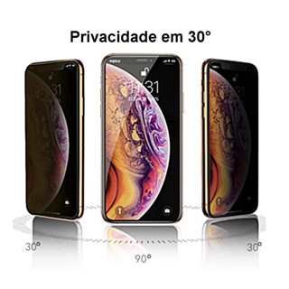 Película de vidro 3D IPhone 9H Privacidade Anti Espionagem Todos Modelos Para Iphone 7 8 XS XR 11 12 13 14 Pro Max