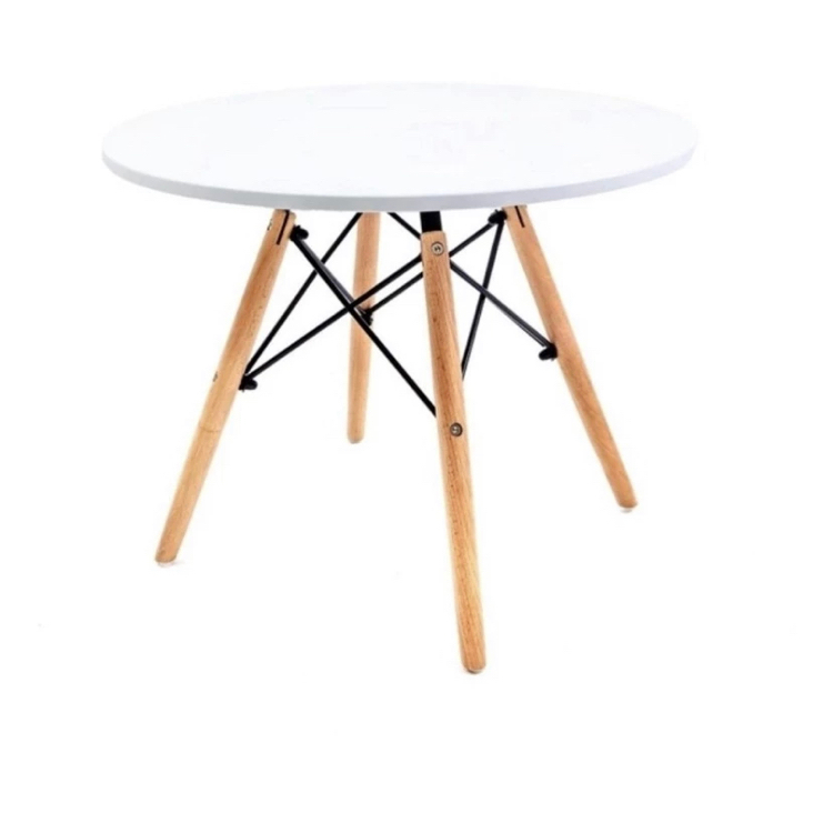Mesa Charles Eames Infantil Lateral 50cm BRANCA em Oferta na Shopee