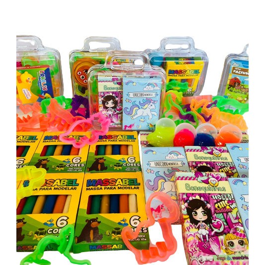 15 Maleta Acrilica + 15 Cortador + 15 Massinha + 15 Geleca Slime+15 Jogo da Memoria Kit Lembrancinha em Oferta na Shopee