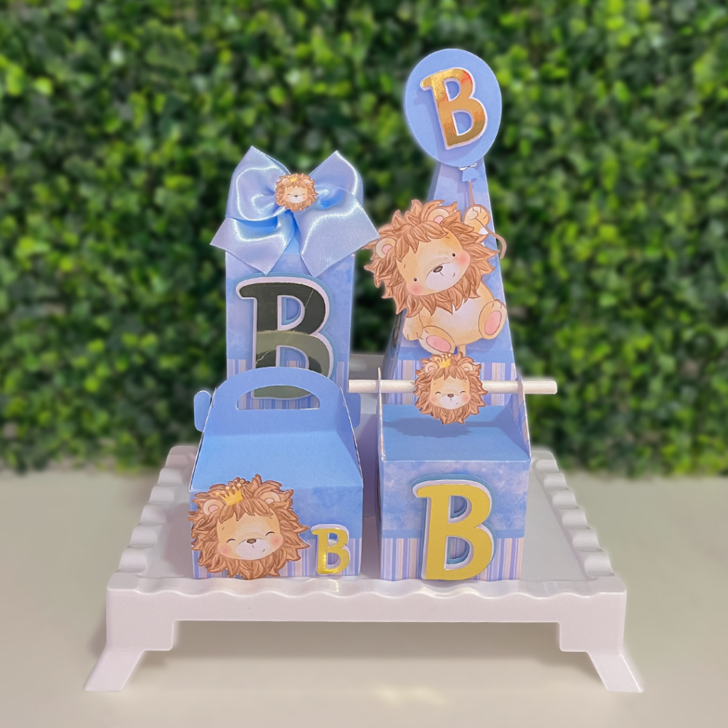Kit Festa Leãozinho Chá de bebê | Lembrancinhas | Festa  | Aniversário | Personalizados