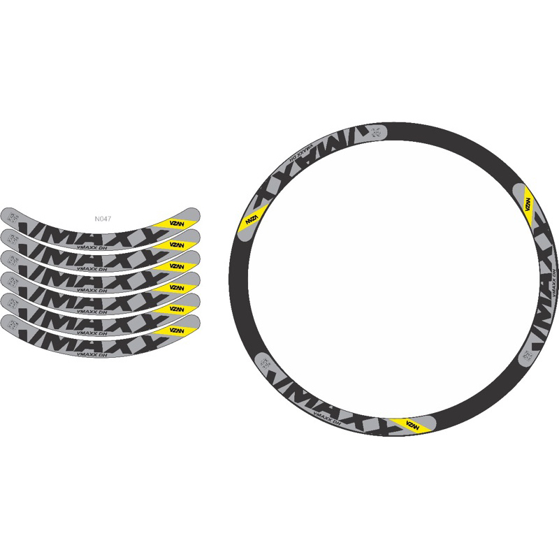 Aro Adesivo Roda Vmaxx e Trail mtb modelo Aro 26 e 29  a Disco e Vbrake