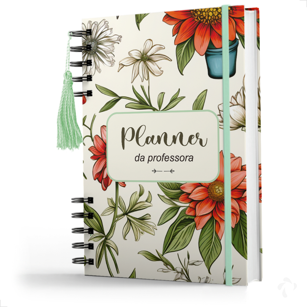 Planner Agenda do Professor Caderno P Planejamento Escolar