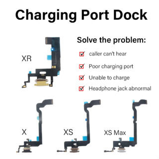 Placa Flex Carga do iPh X Xr Xs Max USB Dock