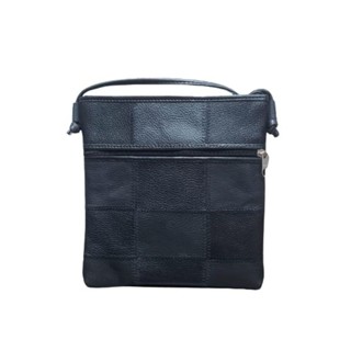 Bolsa em retalhos de couro legítimo