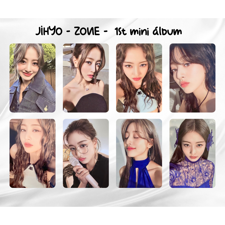 Kpop - JIHYO (TWICE) - Zone 1st mini album - Kit photocards fanmade