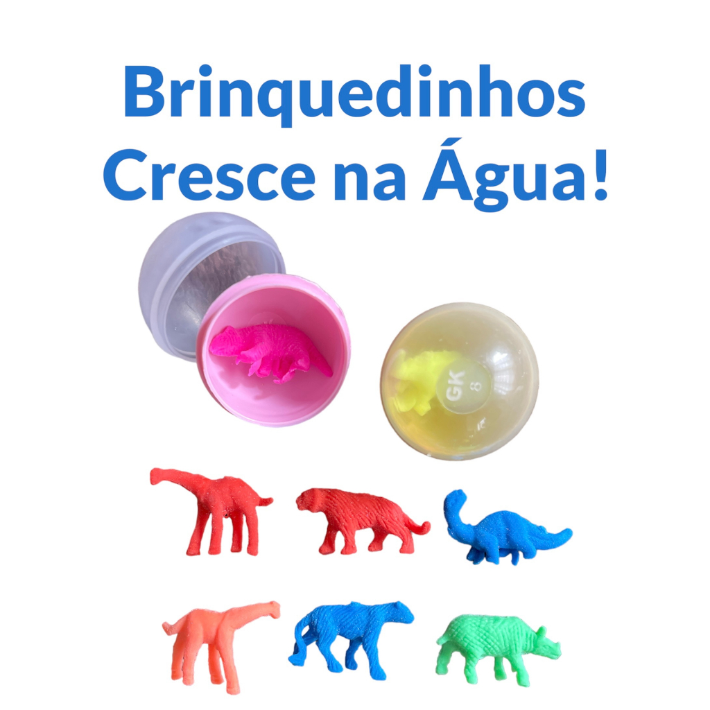 08/35 UN Brinquedos Crescem na Água. Ideal para Lembrancinhas de Festas. Brinquedo miniatura Cresce na Água.