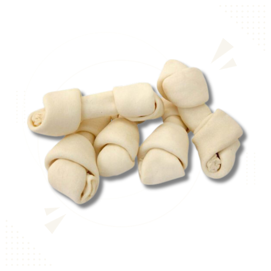 Osso Ossinho Petisco Nó 5/6 para Cães Cachorros LL PET PROMOÇÃO ENVIO IMEDIATO